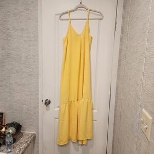 Blakeley Designs Yellow Sleeveless Maxi Sundress  L/XL BNWOT